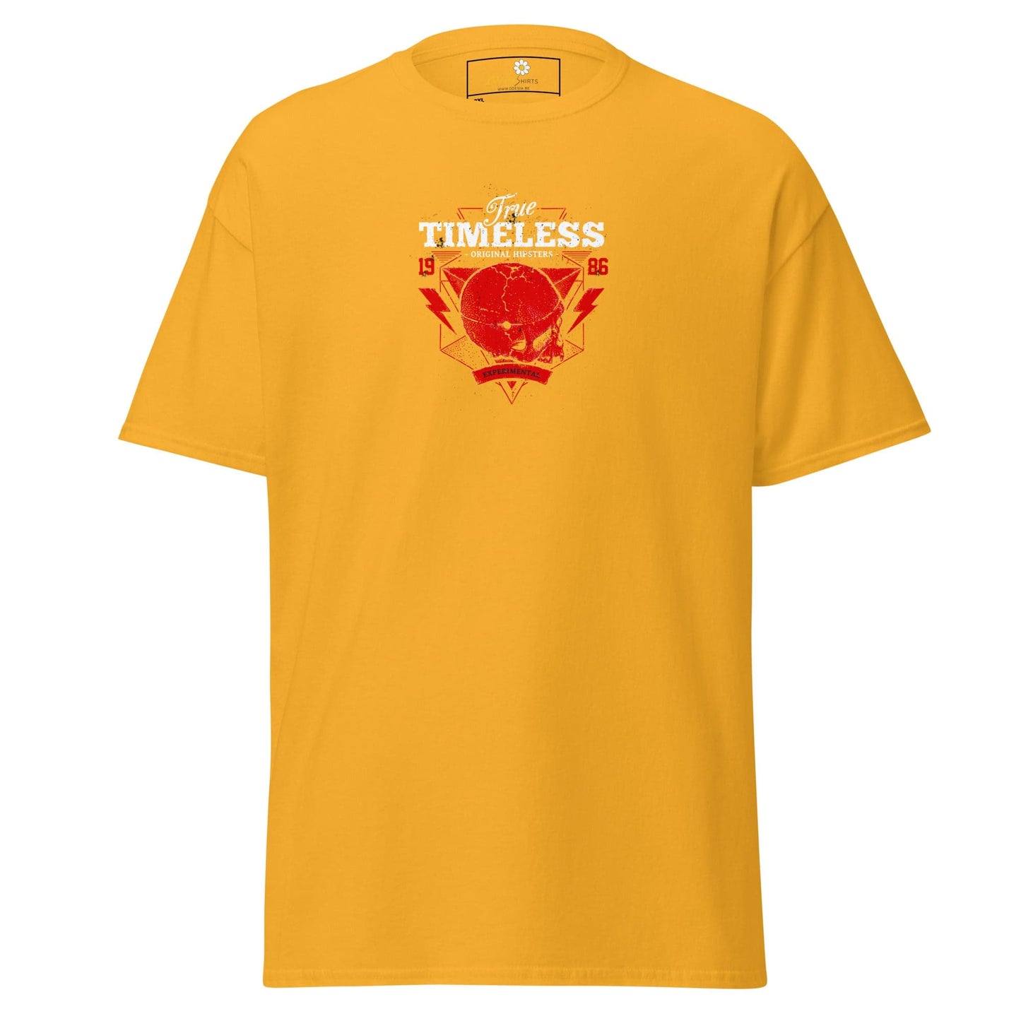 Yellow T-Shirt with Graphic for Men and Women in Size 2XL to 5XL
