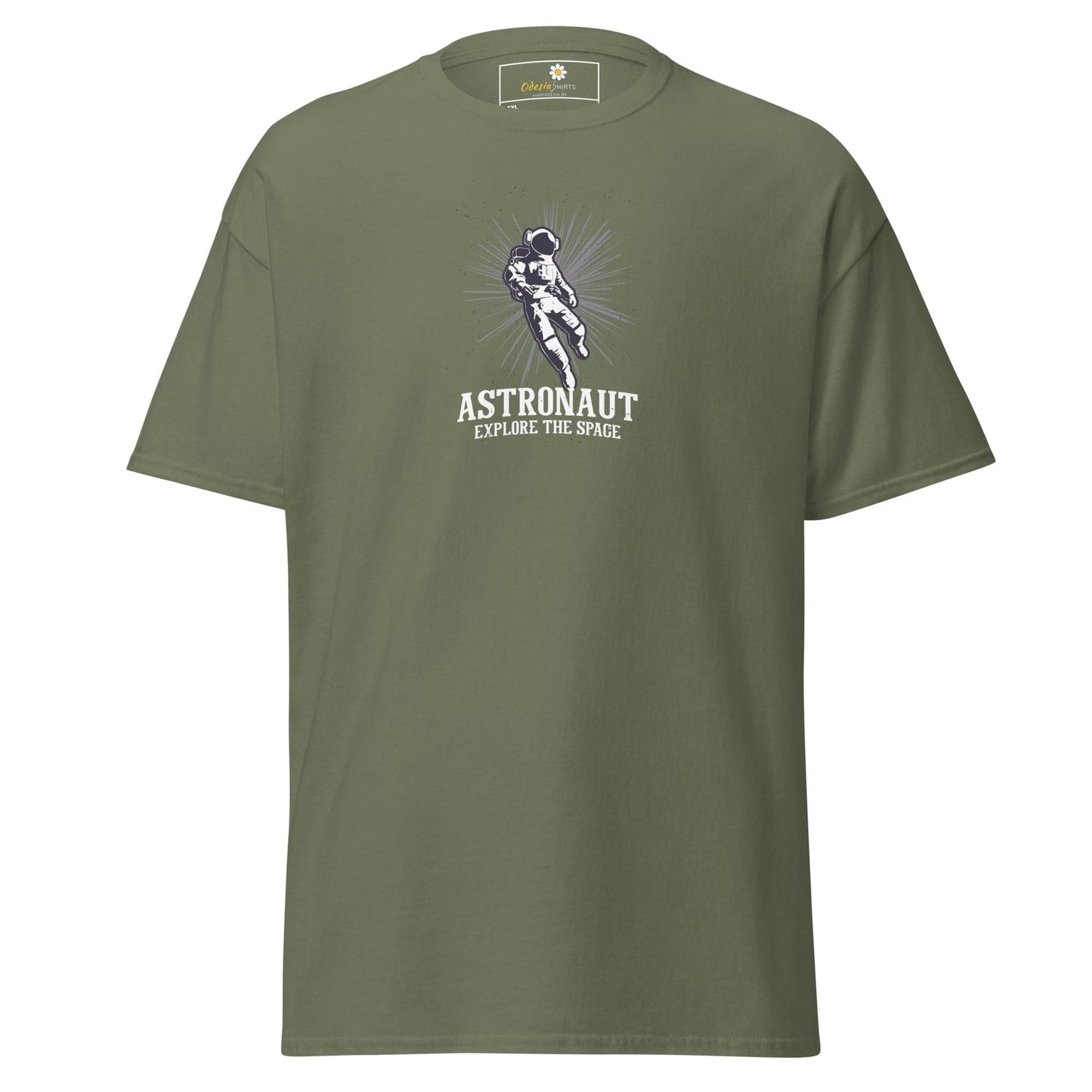 Olive green T-shirt from T-SHIRT DESIGN TEE for Men and Women, available in 2XL-5XL