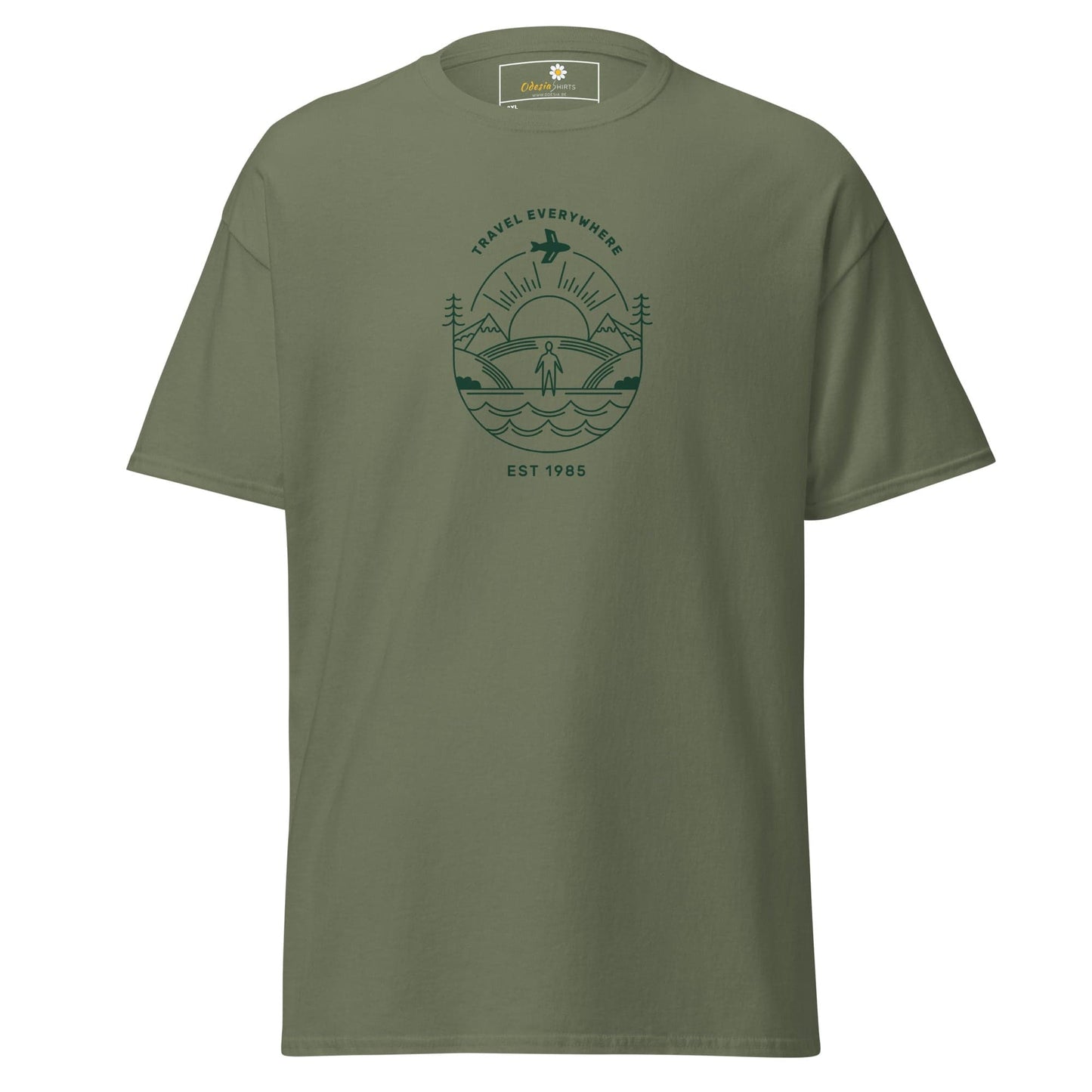 T-shirt Design Tee • Men / Women • [2xl-5xl] - Military Green / 2xl