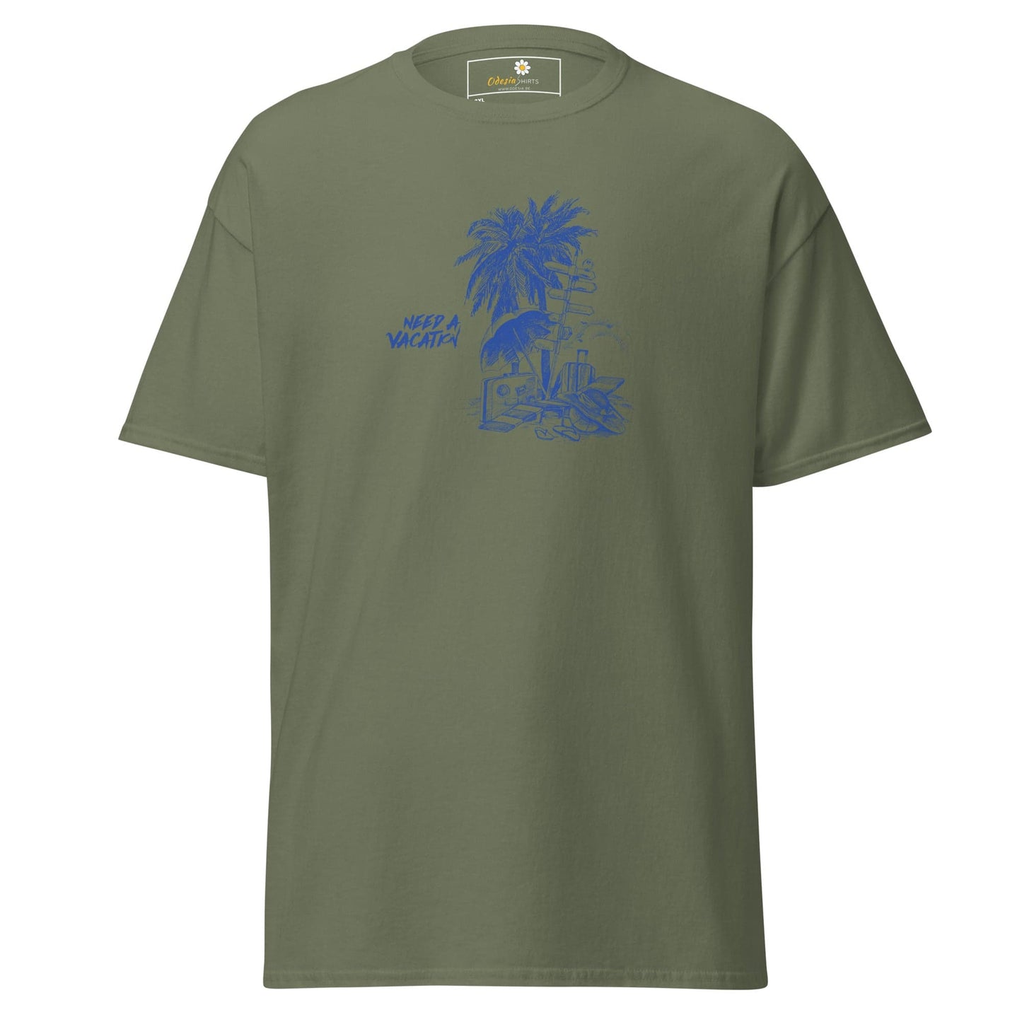 T-shirt Design Tee • Men / Women • [2xl-5xl] - Military Green / 2xl
