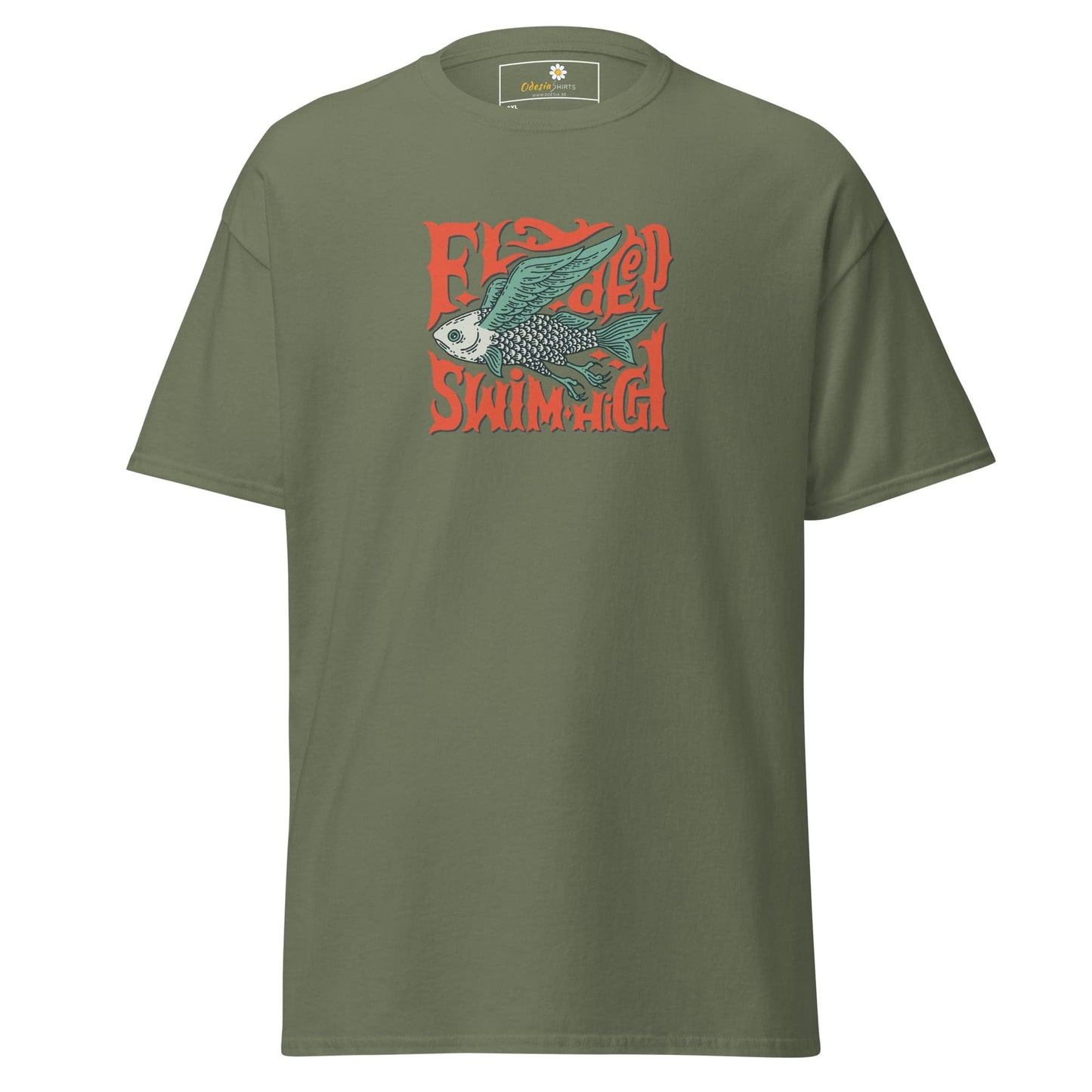 T-shirt Design Tee • Men / Women • [2xl-5xl] - Military Green / 2xl