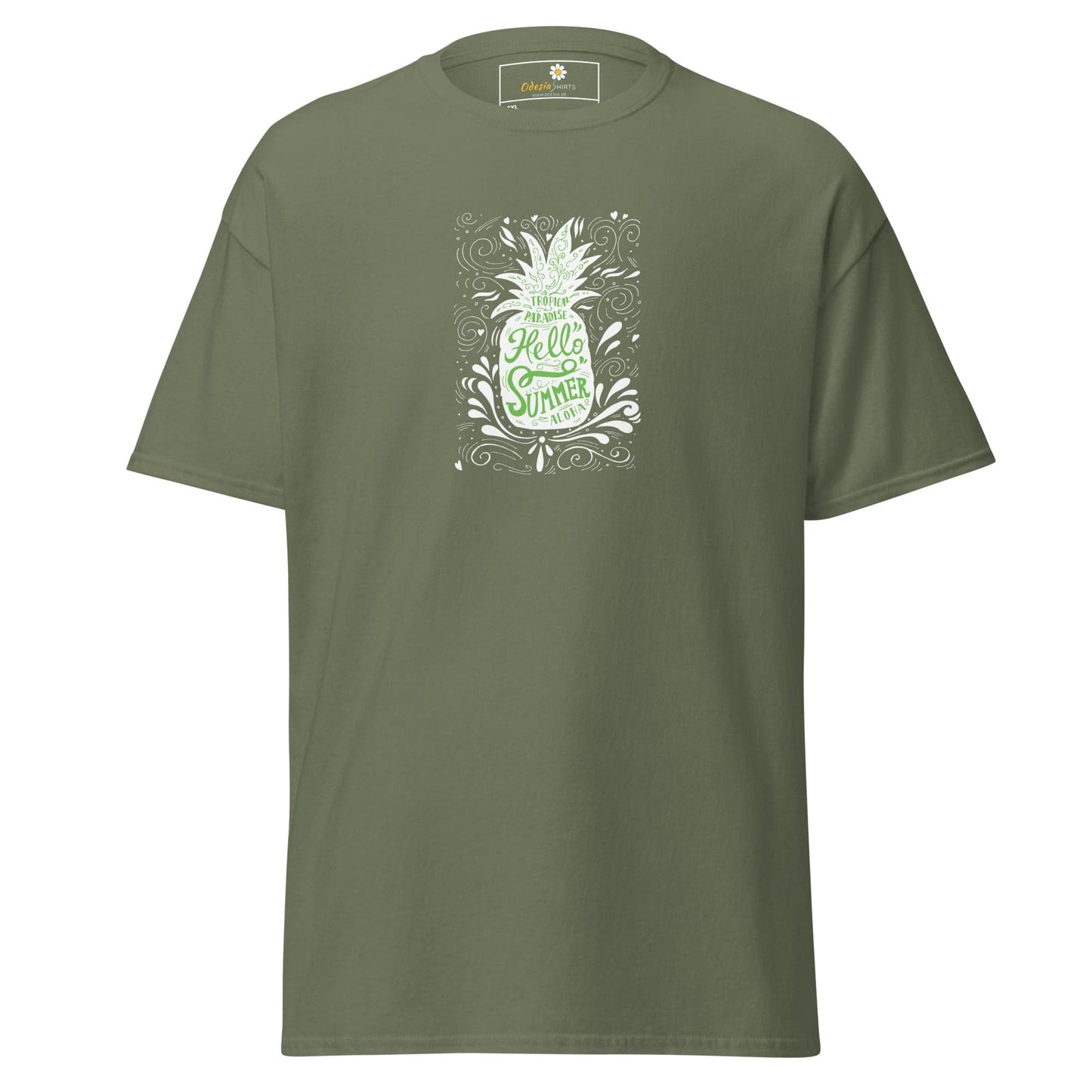 T-shirt Design Tee • Men / Women • [2xl-5xl] - Military Green / 2xl