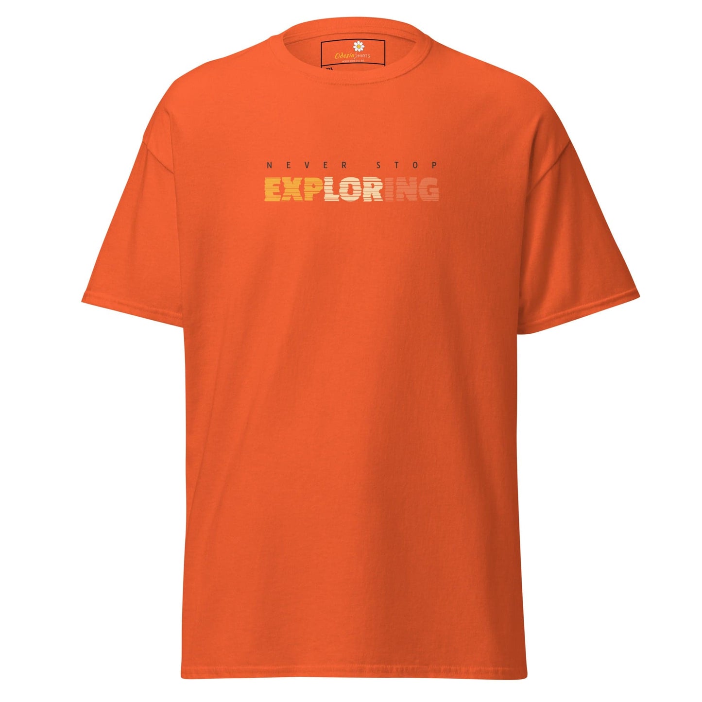 Orange T-Shirt from T-SHIRT DESIGN TEE for Men and Women in 2XL to 5XL sizes