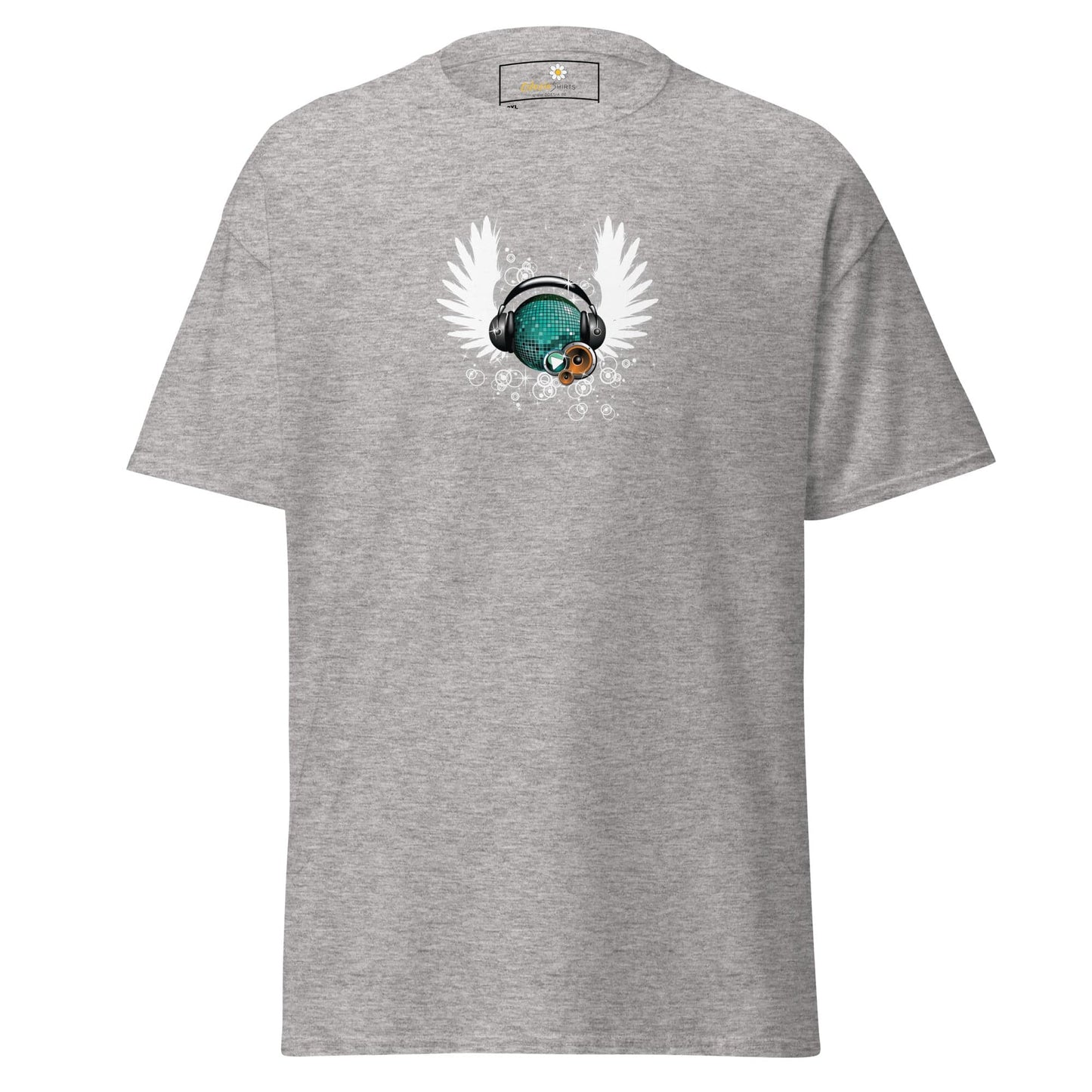 Gray T-shirt with graphic design for Men and Women in 2XL to 5XL sizes